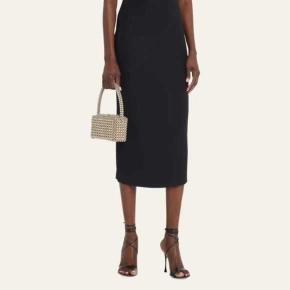 RETROFETE Eclipse Crystal Embellished Hand Bag Gunmetal Silver - Picture 10 of 10